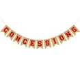 thumbnail image 1 of Banner Sports Party Concessions Football Game Baseball Garland Day Sign Decoration Burlap Theme Photo Wall Decorations, 1 of 1
