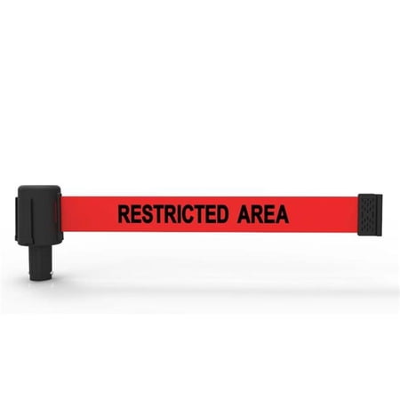Banner Stakes PL4046 Plus Restricted Area Banner - Red