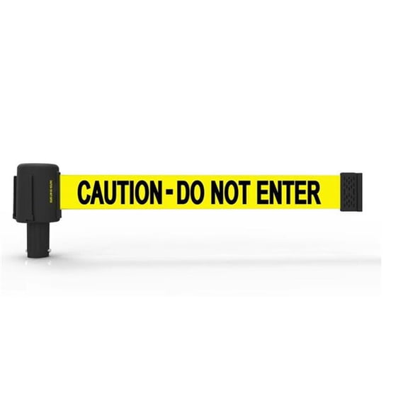Banner Stakes PL4074 Plus Caution Do Not Enter Banner - Yellow