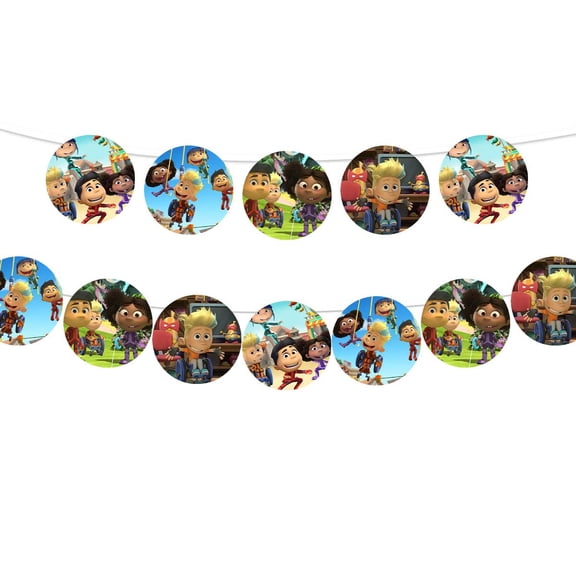 Banner Team Zenko Go Party Supplies Garland Decor Decorations Pre-Strung
