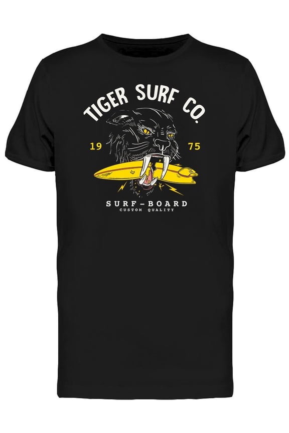 Banner. Tiger Surf Co. T-Shirt Men -Image by Shutterstock, Male x-Large