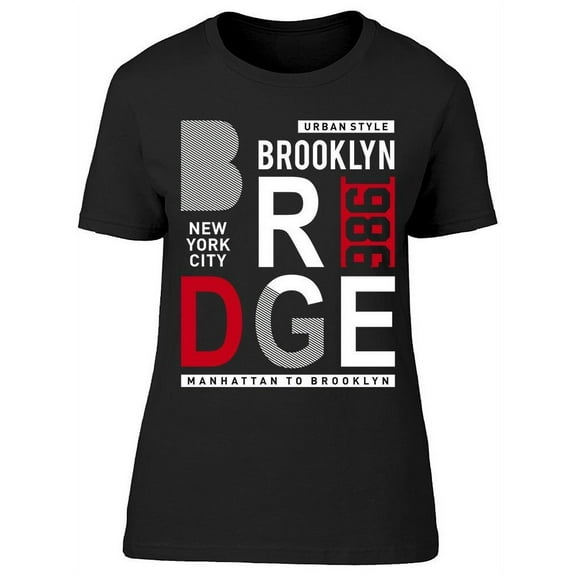 Banner: Urban Style, Brooklyn T-Shirt Women -Image by Shutterstock, Female x-Large