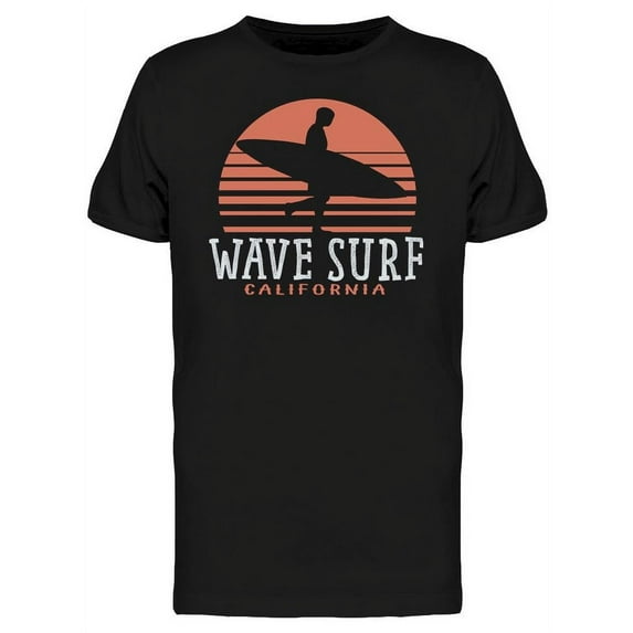 Banner. Wave Surf, California T-Shirt Men -Image by Shutterstock, Male 3X-Large