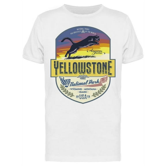Banner. Yellowstone T-Shirt Men -Image by Shutterstock, Male x-Large