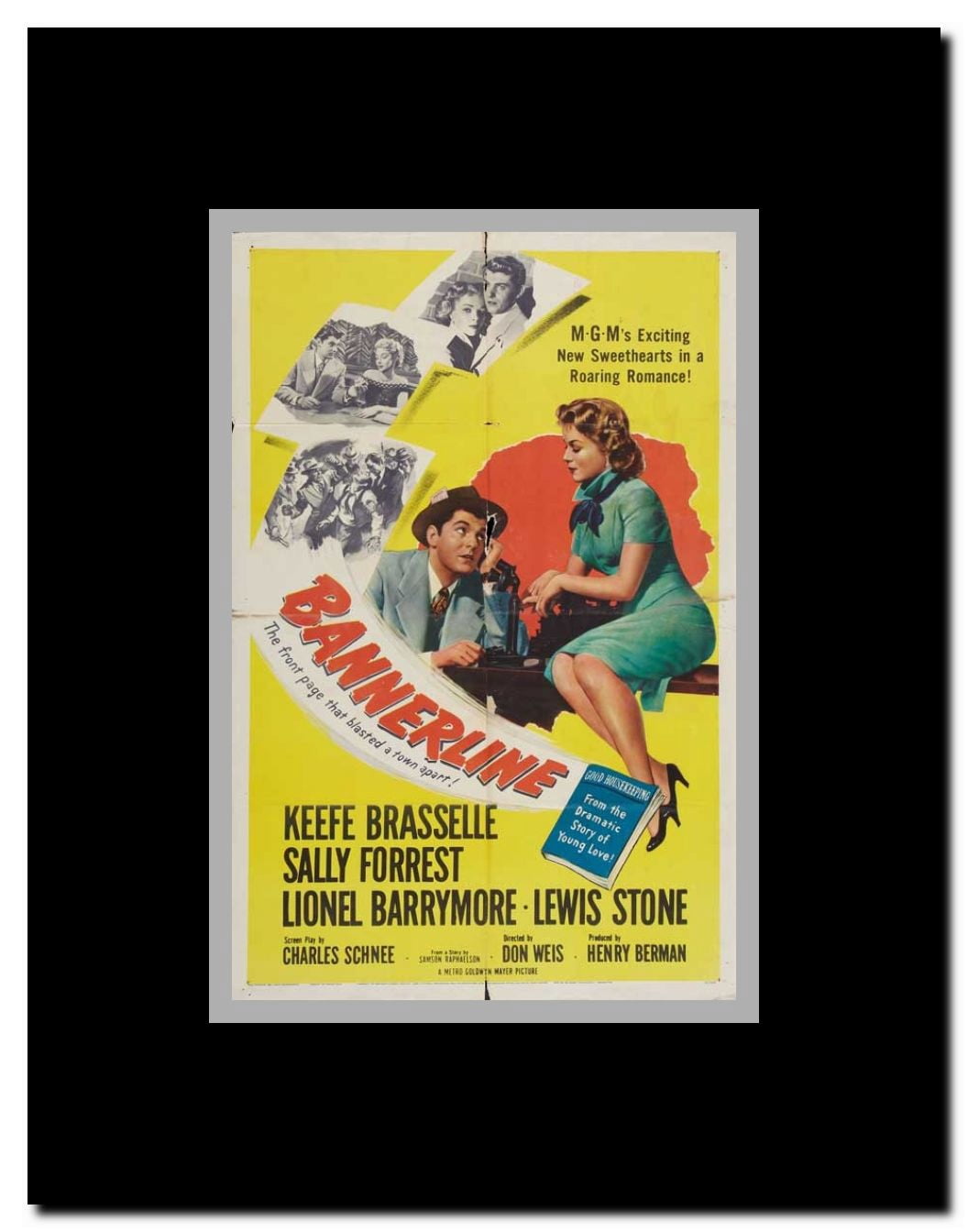 Bannerline Framed Movie Poster