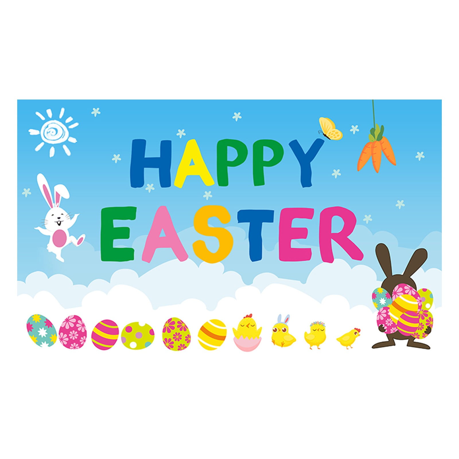 Banners De Graduacion Easter Background Cloth Colorful Background ...