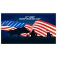 Banners Patriotic Independence Day Garage Door Banner Cover Hanging