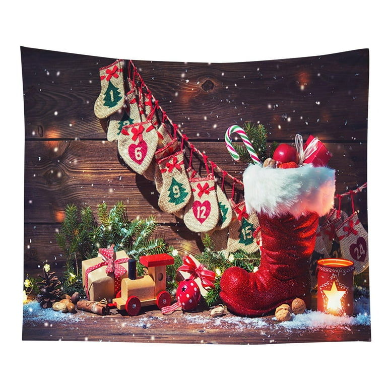 Banners for Room Wall Tapestry Christmas Colorful Tapestry Background Party Family Christmas Wall Decoration Small Hanging Tapestry Walmart