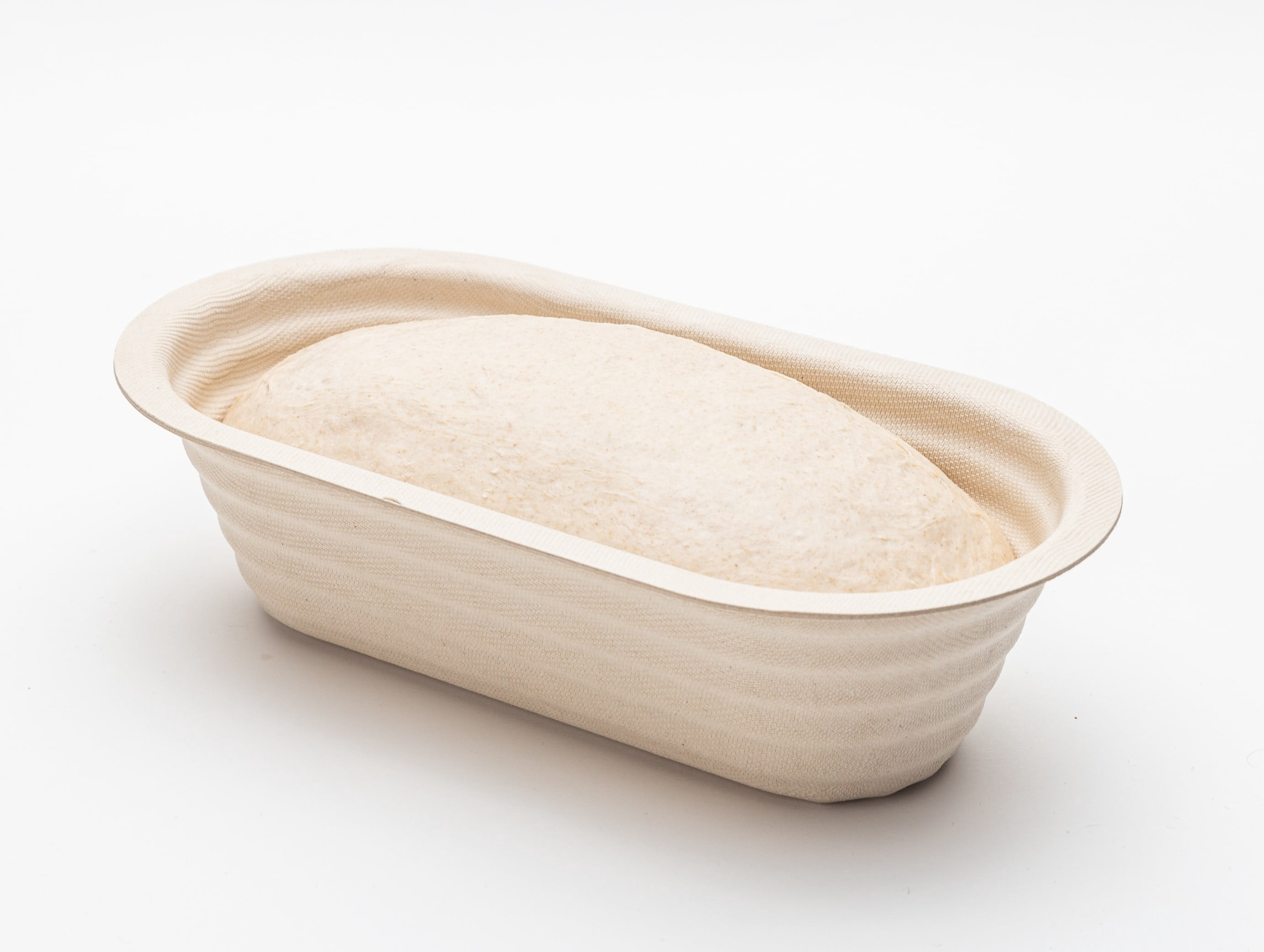 Sourdough Bread Making Banneton (Batard/Oval) 10" Proofing Basket - Reusable, Stackable, and Made From Recycled Materials - 2 Count | Brod & Taylor