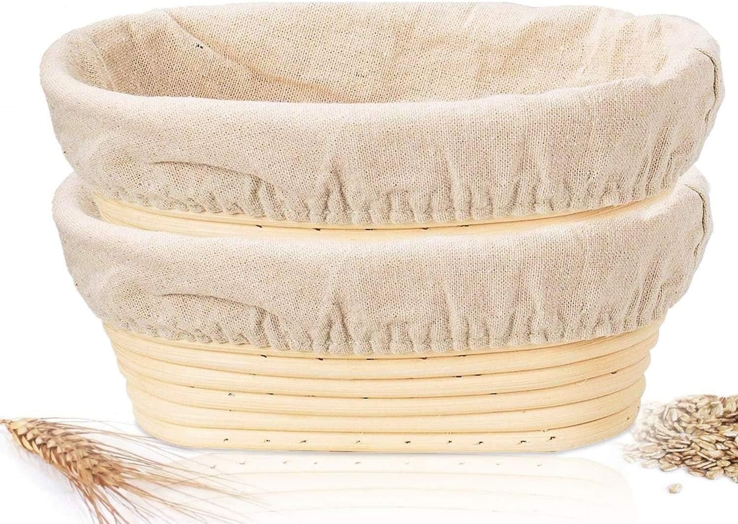 Bread Proofing Basket 2-Pack Oval (Walmart)