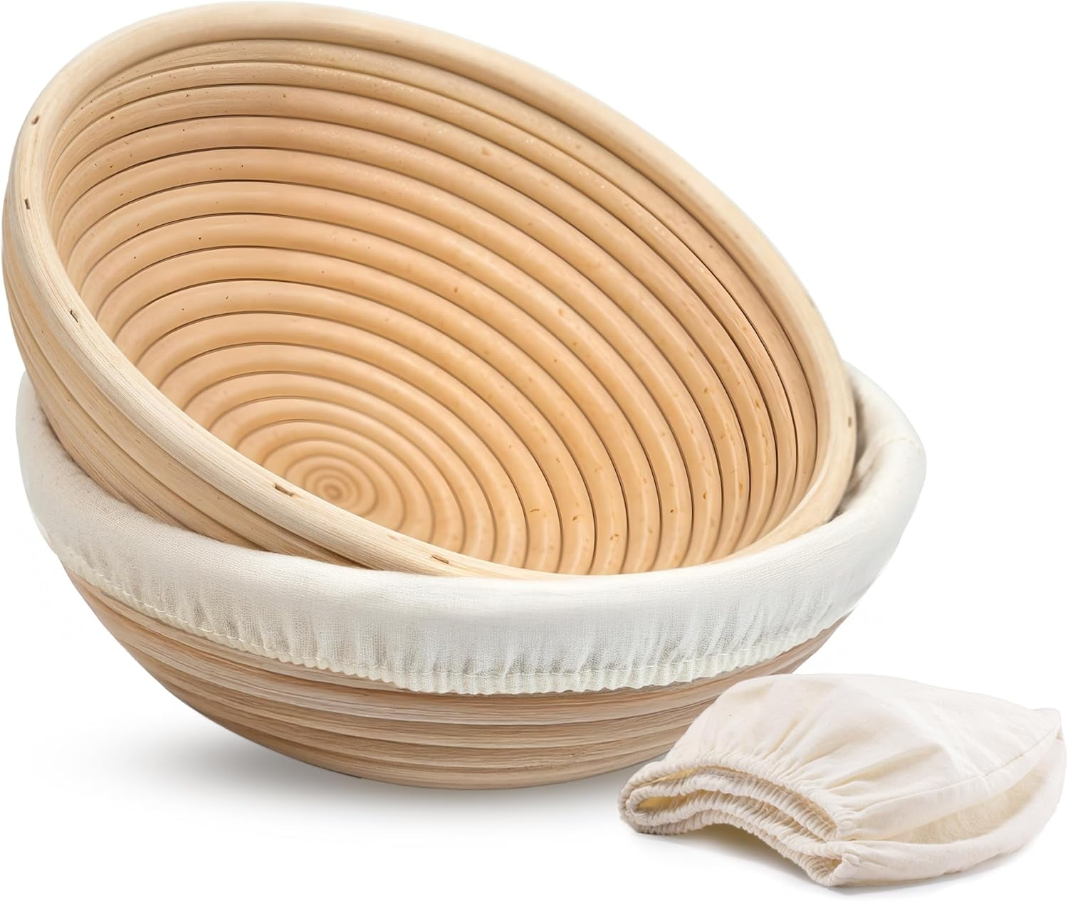 Banneton Bread Proofing Baskets, Artisan Sourdough Bread Making Baskets ...