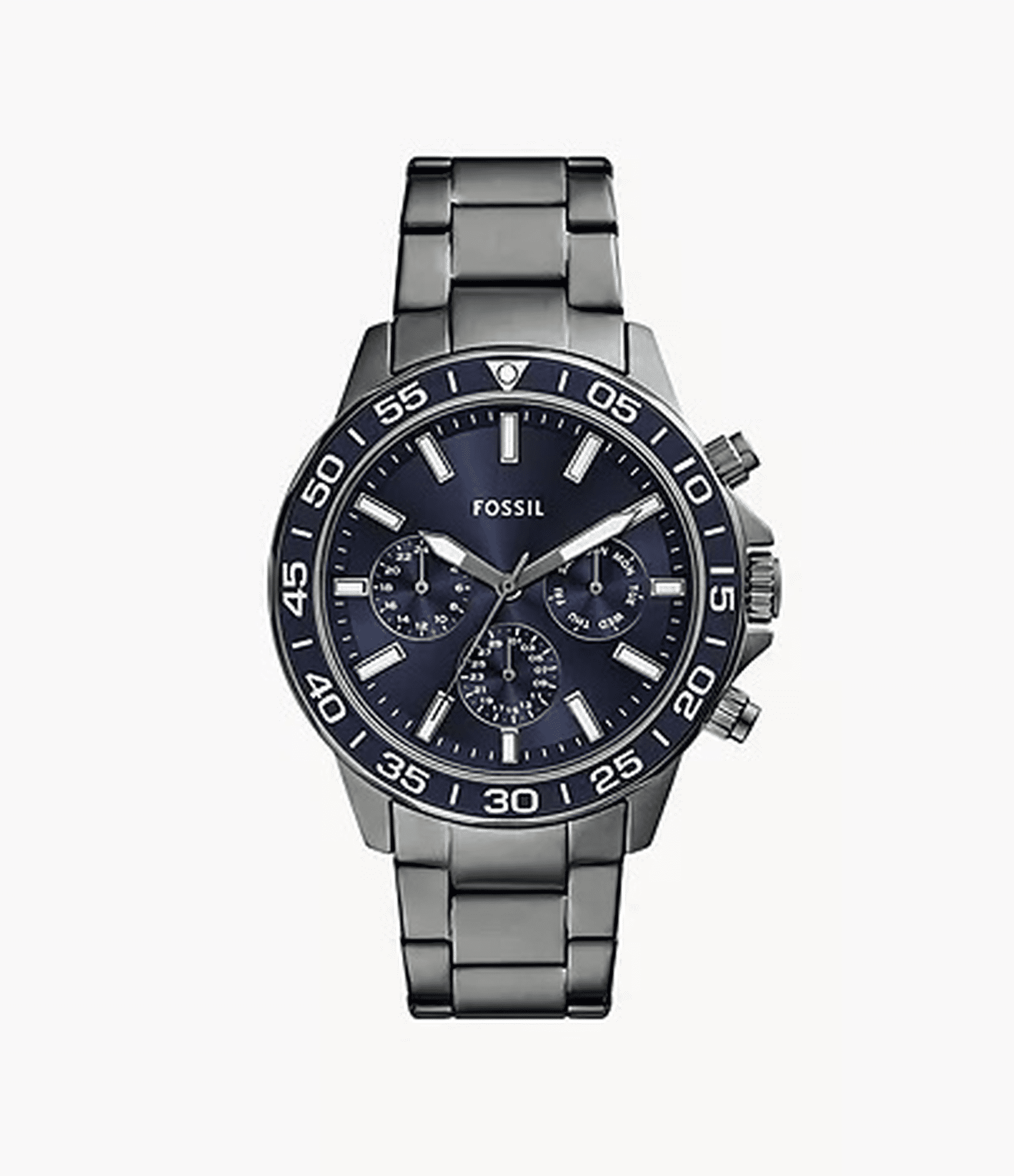 Bannon Multifunction Smoke Stainless Steel Watch BQ2910  display picture 2