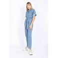 thumbnail image 1 of Banny Jeans ® Women Denim jumpsuits Short Sleeve Belted Collared Neck Button down dress, 1 of 3