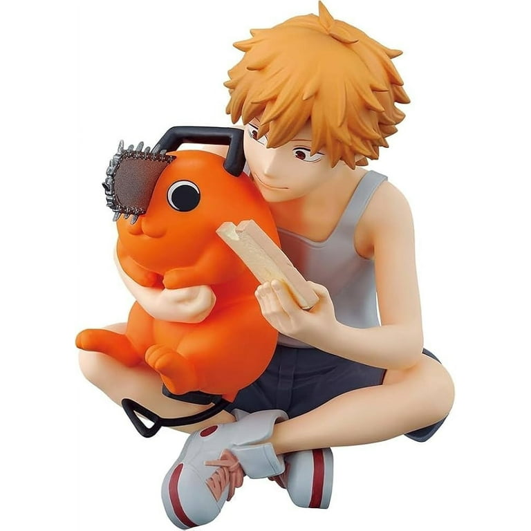 Banpresto Figura Denji - Chainsaw Man Break Time Collection Vol. 3 - PVC 7 Cm Con Base, Ufficiale Licenza, Collezionabile