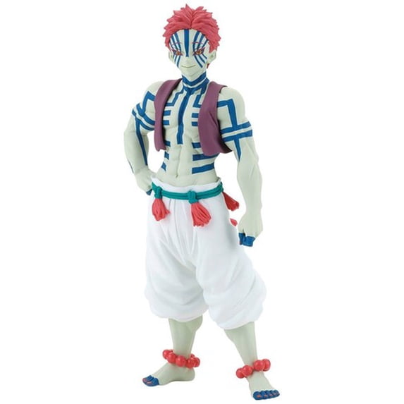 Banpresto Demon Slayer Akaza Vinyl Figure, 6.5"