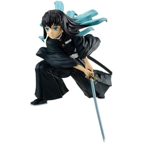 Banpresto Demon Slayer Vibration Stars Muichiro Tokito Figure, 4" Tall