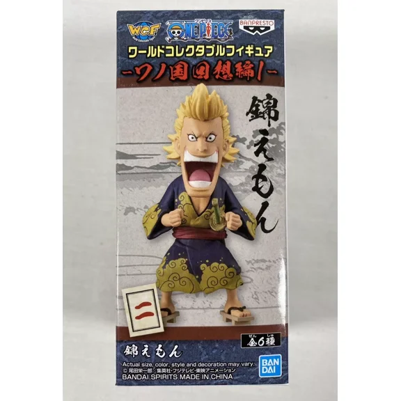 Banpresto WCF One Piece Wanokuni Kaisouhen vol 1 Kin'emon Mini Figure NEW