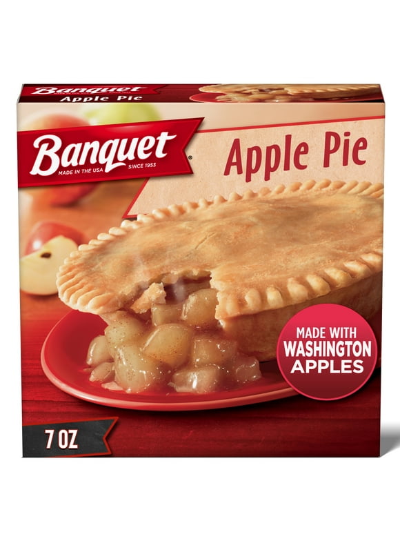 Banquet Apple Pie, Frozen Dessert, 7 oz (Frozen)