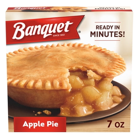 Banquet Apple Pie, Frozen Dessert, 7 oz.