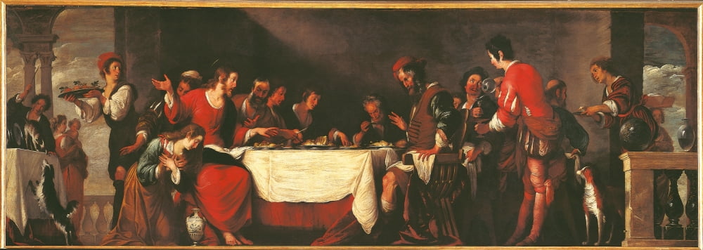 Banquet At St Simons Home Canvas Art -  (36 x 24)