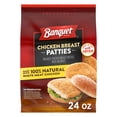 thumbnail image 1 of Banquet Chicken Breast Patties, Frozen Meal, 24 oz., 1 of 9