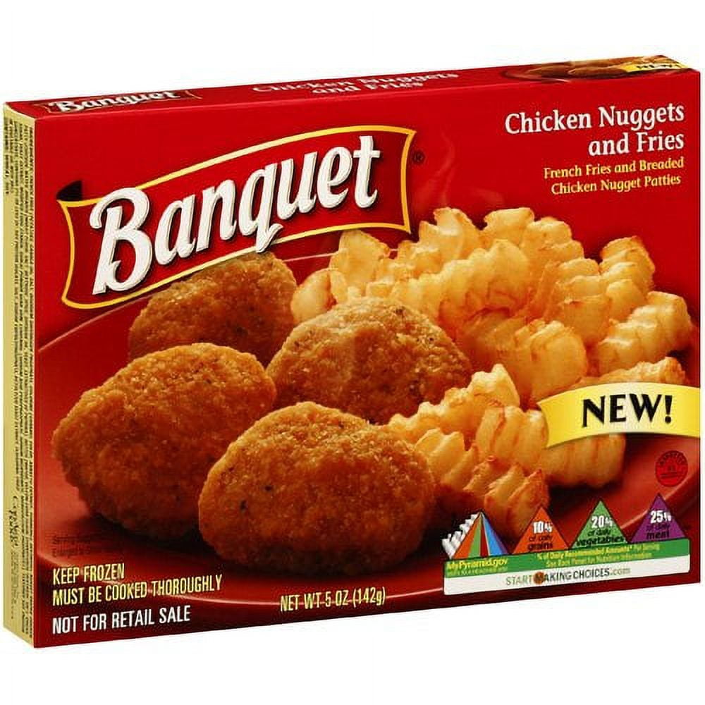 Banquet Chicken Nuggets And Fries Meal, 5 Oz
