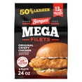 thumbnail image 1 of Banquet MEGA Filets Original Crispy Chicken Filets, 13g Protein per Serving, Frozen Meal, 24 oz., 6-Count, 1 of 9