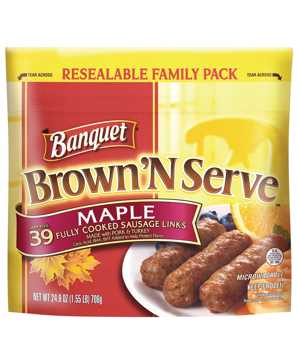 Banquet Maple Sausage Links, 24.9 oz