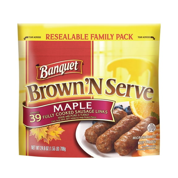 Banquet Maple Sausage Links, 24.9 oz