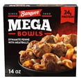thumbnail image 1 of Banquet MEGA Bowls Dynamite Penne with Meatballs, 24g of Protein, Frozen Meal, 14 oz., 1 of 9