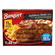 Banquet Salisbury Steak, 11g Protein, Frozen Meal, 11.88 oz.