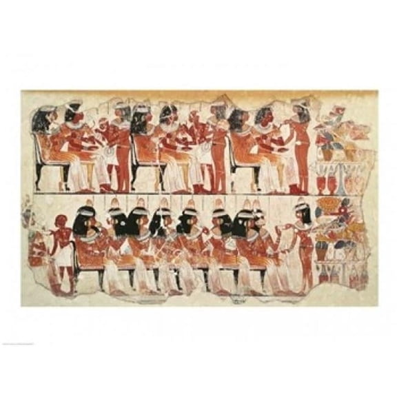 Banquet Scene From Thebes Poster Print - 36 x 24 in. - Large
