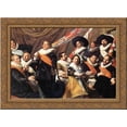 thumbnail image 1 of Banquet of the Officers of the St George Civic Guard Company 24x19 Gold Ornate Wood Framed Canvas Art by Hals, Frans, 1 of 2