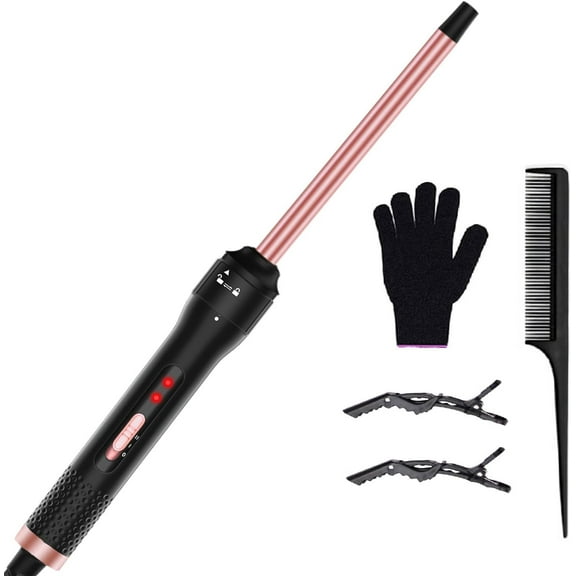 Banral 1/2 Inch Curling Wand,Anti-scalding Quick Heating for Short & Long Hair