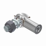 Bansbach Easylift Elbow End Fitting,Zinc Plated Steel 96140