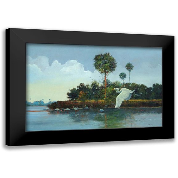 Bansemer, Roger 14x11 Black Modern Framed Museum Art Print Titled - Flying Low