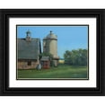 thumbnail image 1 of Bansemer, Roger 18x14 Black Ornate Wood Framed with Double Matting Museum Art Print Titled - Ingwerson Barn, 1 of 4