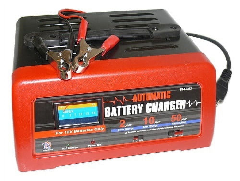 Banshee, 10/2/50 Amp 12V Manual Charger Engine Start Emergency Battery