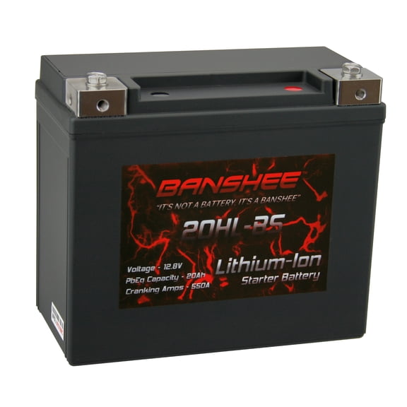 Banshee 12 Volt 18Ah Lithium YTX20L-BS Marine Battery for Personal Watercrafts (PWC), Jetskis