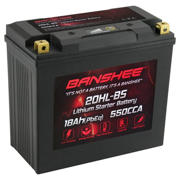Banshee 20L-BS LiFePO4 Motorsports Battery Compatible with Sea-Doo GTI Limited 155 2016 to 2018
