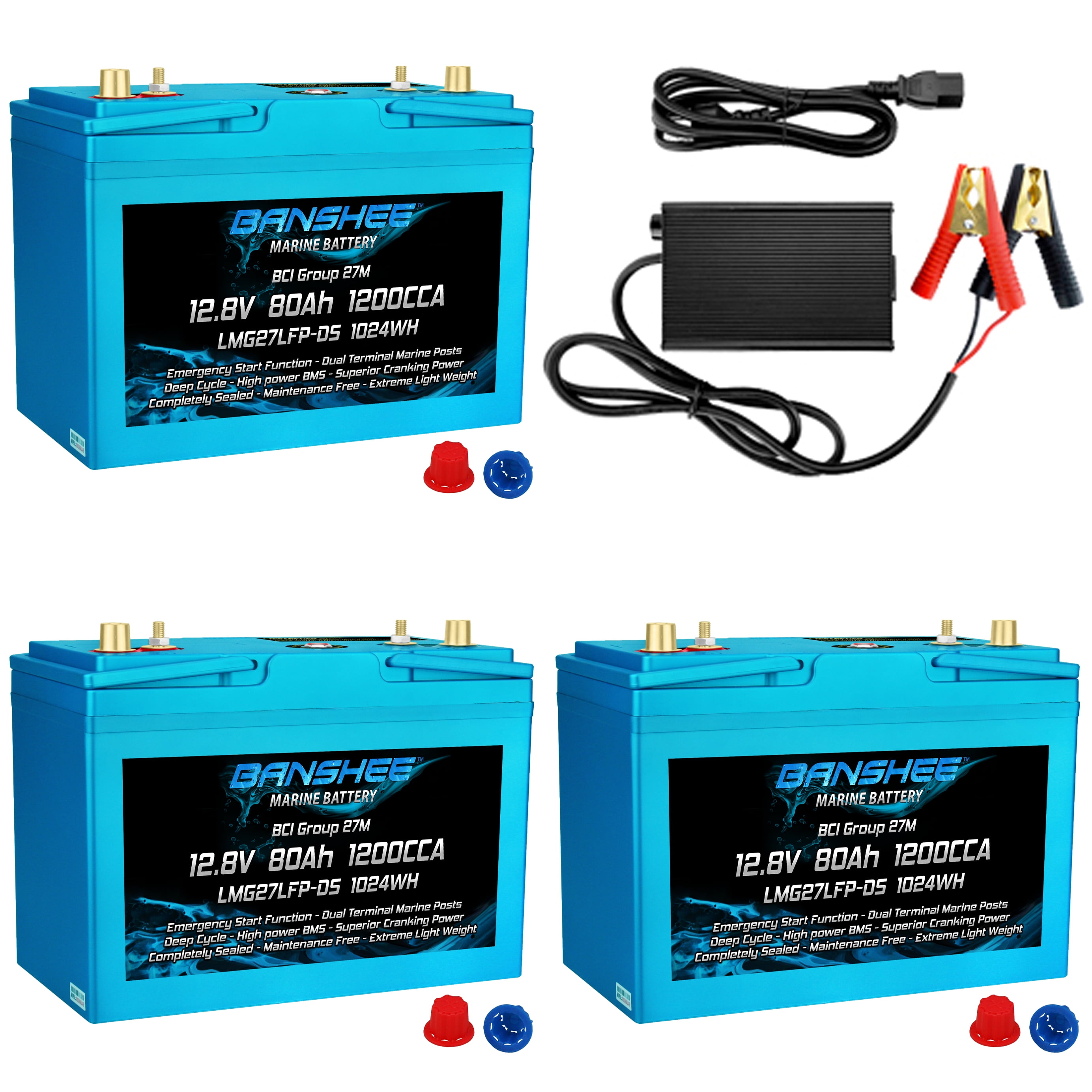 Banshee 36V 70Ah Marine Lithium Battery Kit