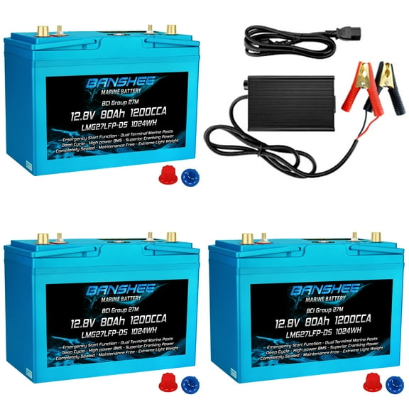 Banshee 36V 70Ah Marine Lithium Battery Kit