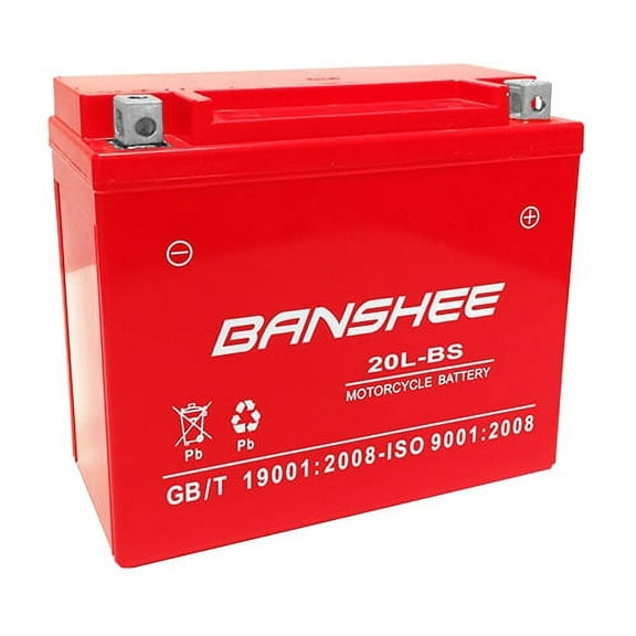 Banshee AGM GTX20LBS YTX20L-BS Maintenance Free Jetski ATV Motorcycle Battery