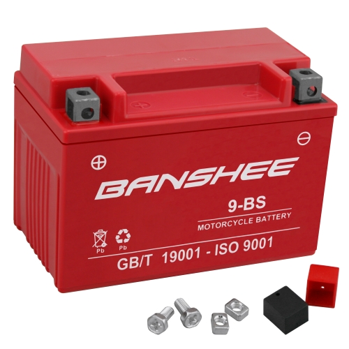 Banshee Battery YTX9-BS -12 Volt 8 AH, 135 CCA, Rechargeable ...