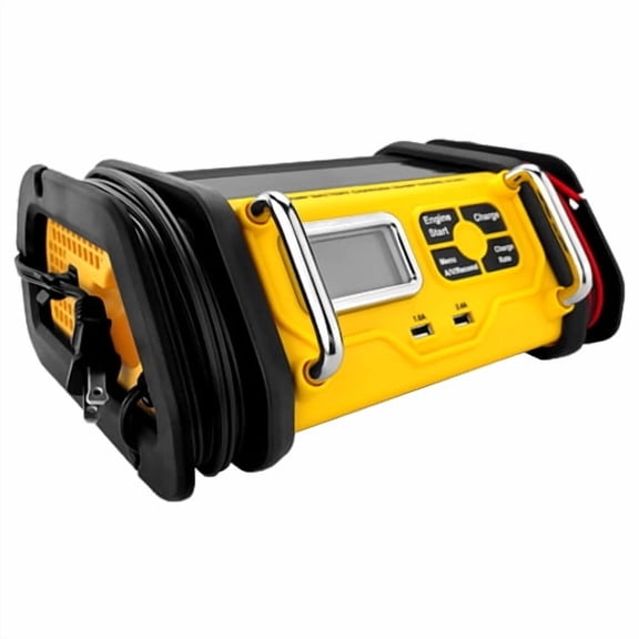 Banshee Brand 50A Engine Start 12Volt Car Charger w/ LCD Screen and Smart Charge