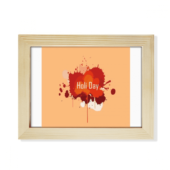 Banshee Daub Colorful Festival Desktop Photo Frame Picture Art Decoration Painting 6x8 inch