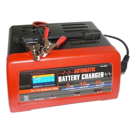 Banshee Deep Cycle Fast Charger 2/10/50 Amps 12V Fully Automatic Automotive Battery Charger