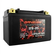 Banshee Lithium Ion Sealed Powersports Battery 12V 280 CCA Compatible with PowerSonic PTX12A-BS, GS GT12A-BS, Motocross M32ABS, Yacht CT12A-BS, Yuasa YT12A-BS