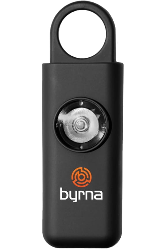 Banshee Personal Safety Alarm - 130 dB Loud Military Grade Self Defense Emergency Keychain Siren Device with LED Strobe Alert Light for Women, Men, Children, Elderly, Hikers and Runners (Black)