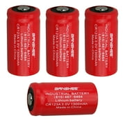 Banshee Replaces CR123A 16340 Lithium Li-ion Batteries 3V Battery 1300mAh - x4